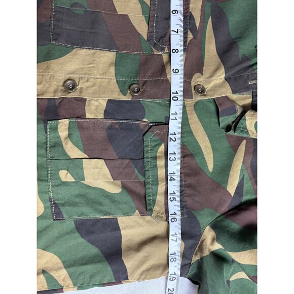 Zara Woman Camouflage Shirt Brown Green Small Button Down - Picture 6 of 7